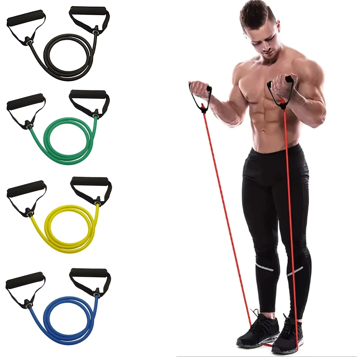 Resistance Bands with Handles – Full Body Strength Training Set