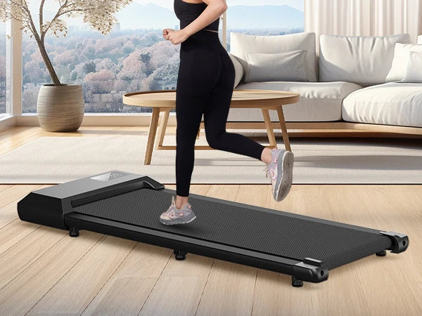 Home Walking Pad Treadmill – 300 LB Capacity, 2.5 HP, LCD Display