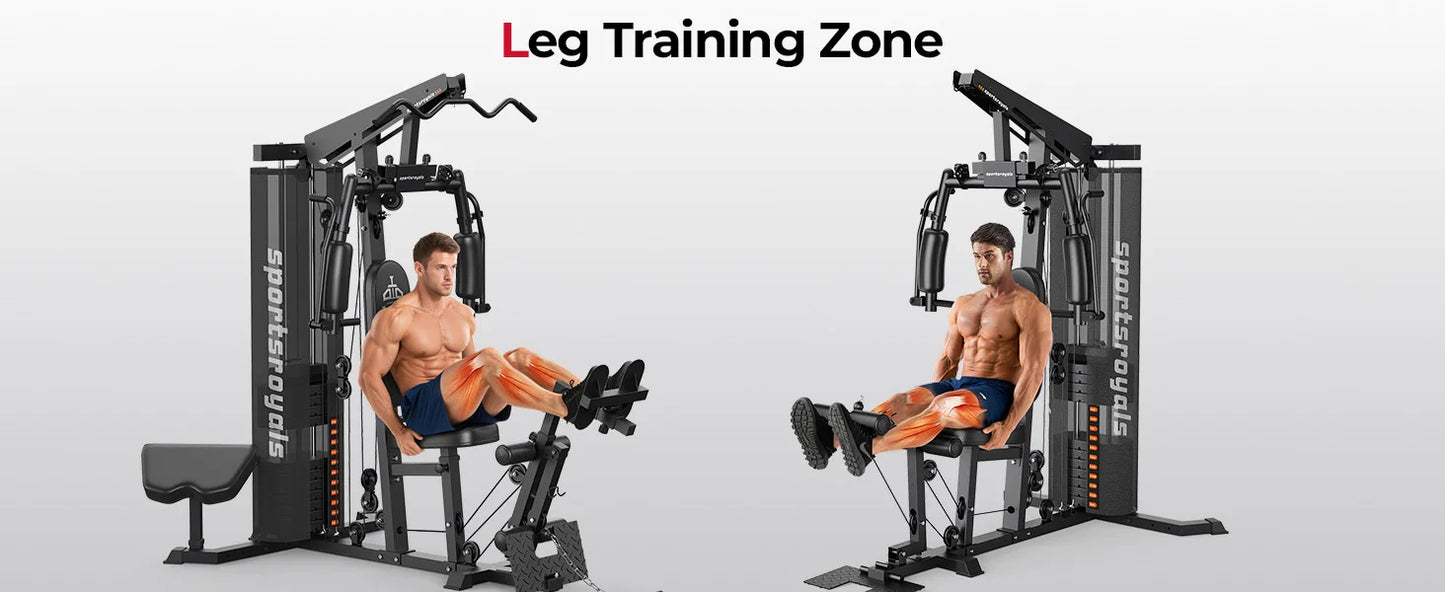 Full Body Home Gym Machine – 150 LB Weight Stack